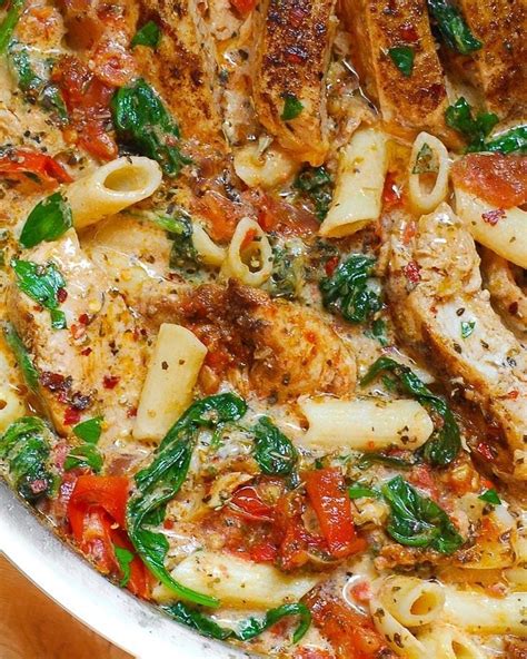 What ingredients do I need for Penne with Chicken Mango Sausage and Spinach?
